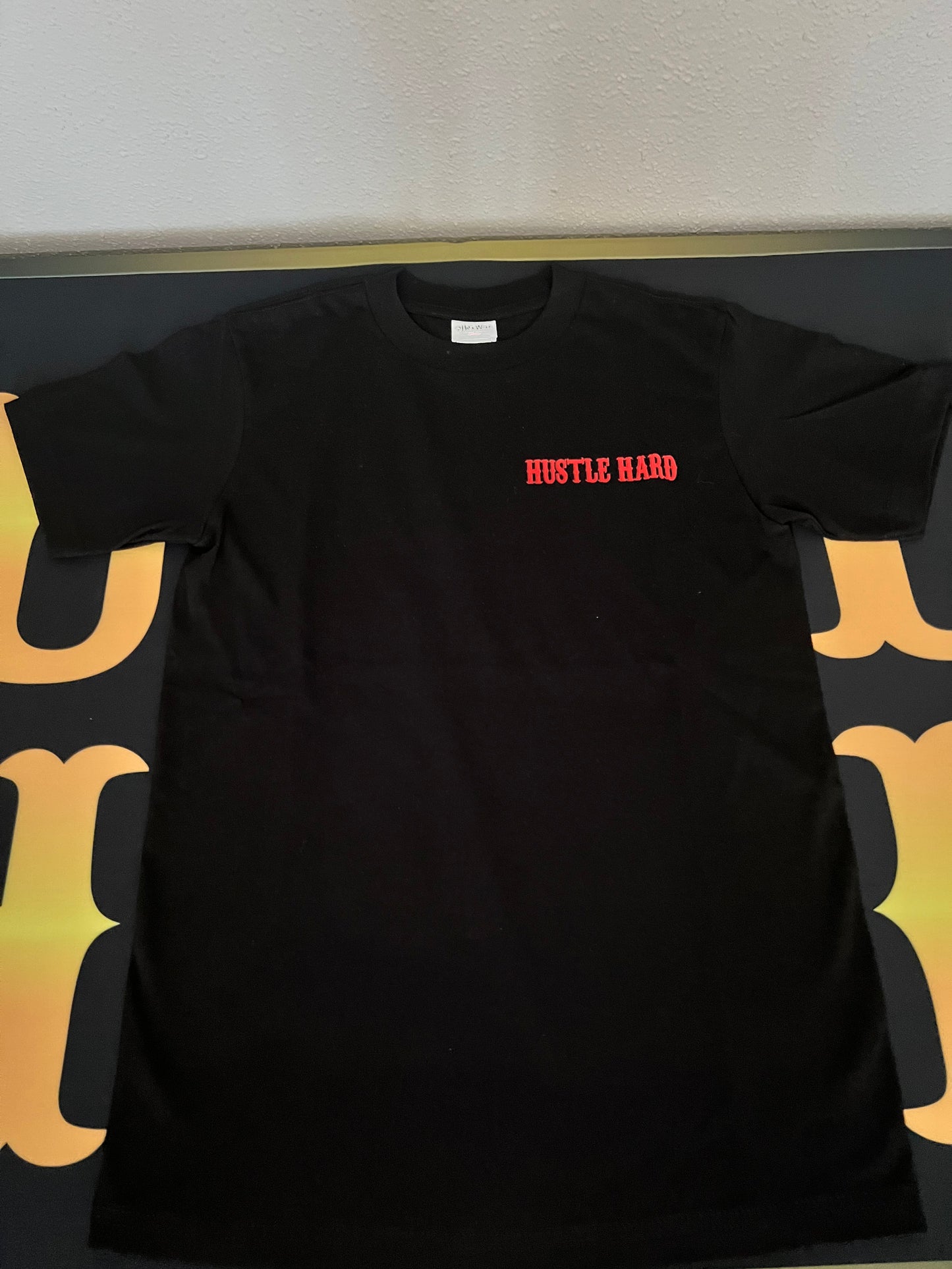 Black Hustle Hard T shirts